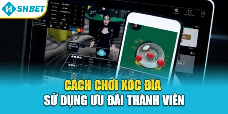Cách chơi xóc đĩa sử dụng ưu đãi thành viên